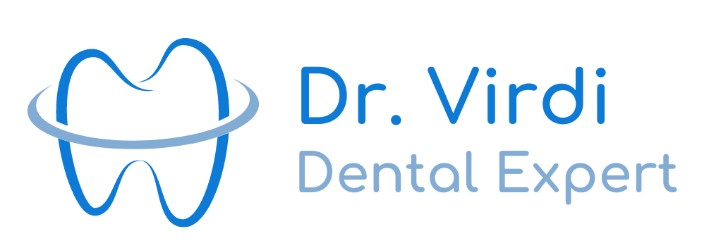 Blue Minimalist Illustration Dental Logo - Copy